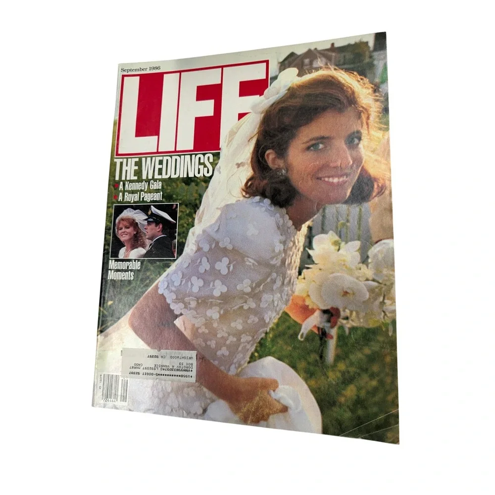 Vintage LIFE Magazine September 1986 The Weddings Kennedy Gala Royal Pageant